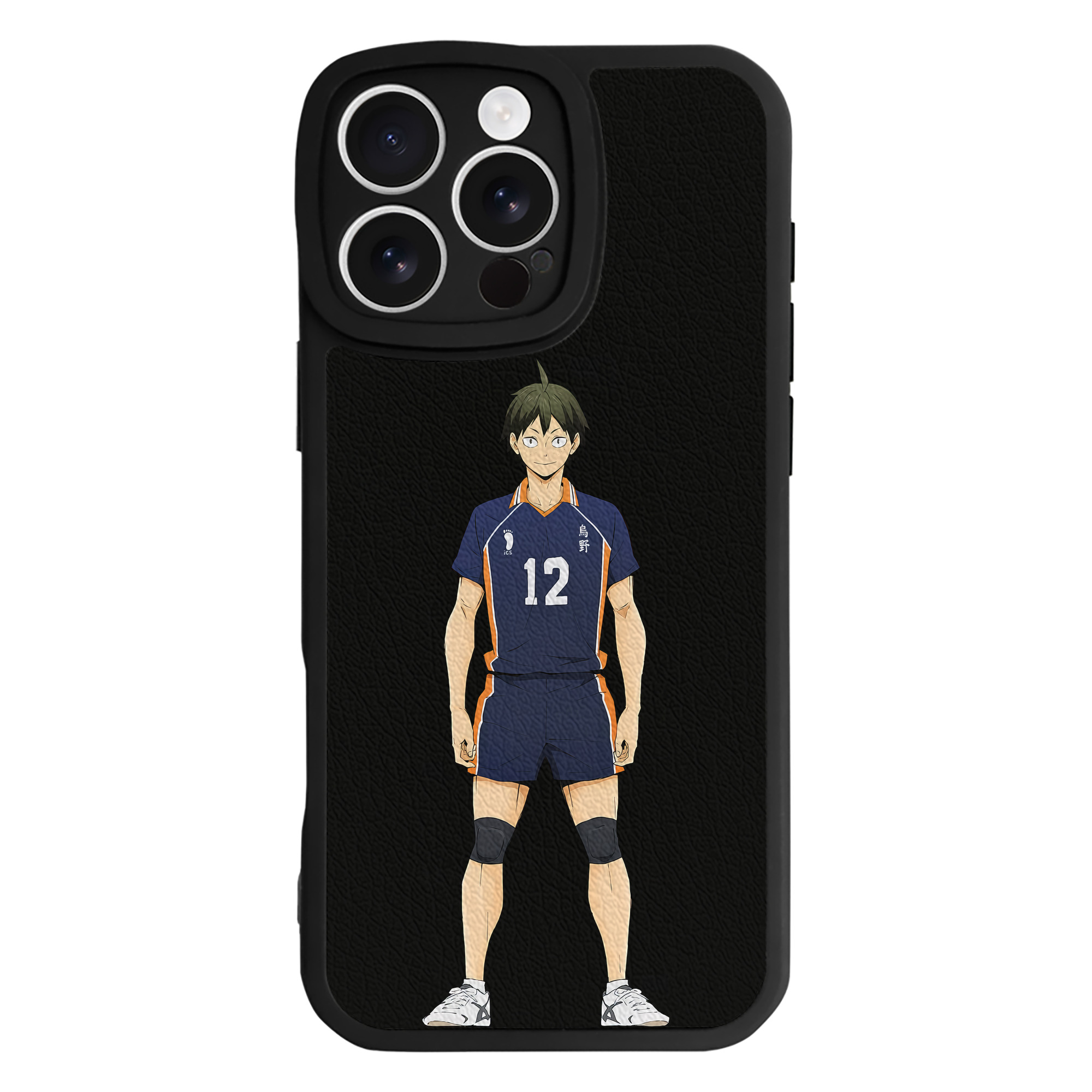 （画像用） ハイキュー!! Haikyu!! 【iPhone 16シリーズ対応】シリコンスマホケース（レザー調） 材質：シリコン